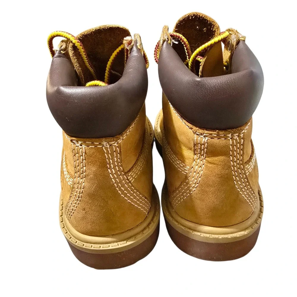 Timberland Toddler 6 Inch Premium Waterproof Boot Wheat Nubuck 12809 Size 8 US